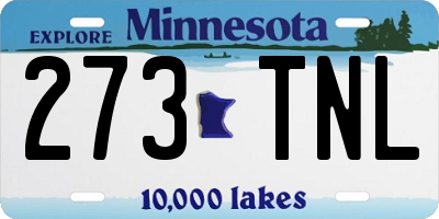 MN license plate 273TNL