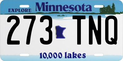 MN license plate 273TNQ