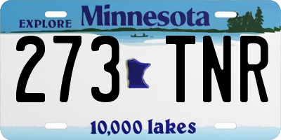 MN license plate 273TNR