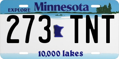 MN license plate 273TNT