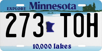 MN license plate 273TOH