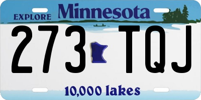 MN license plate 273TQJ