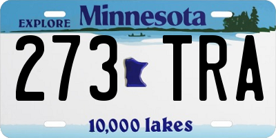 MN license plate 273TRA