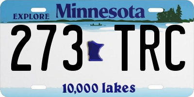 MN license plate 273TRC