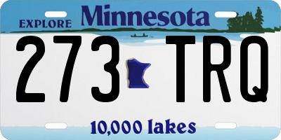 MN license plate 273TRQ