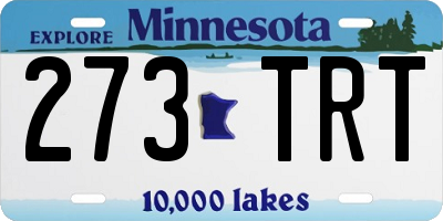 MN license plate 273TRT