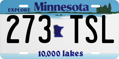 MN license plate 273TSL