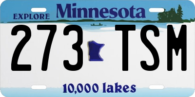 MN license plate 273TSM