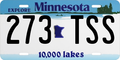 MN license plate 273TSS