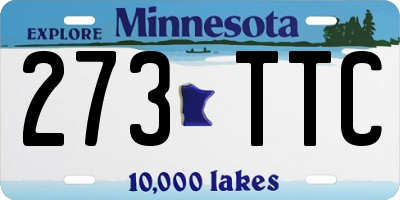 MN license plate 273TTC