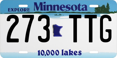 MN license plate 273TTG