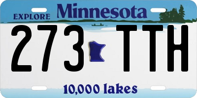 MN license plate 273TTH