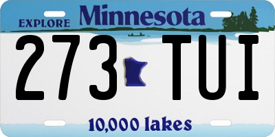 MN license plate 273TUI