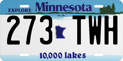MN license plate 273TWH