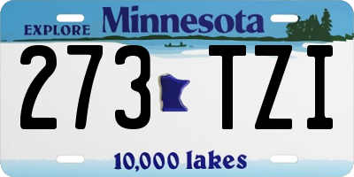 MN license plate 273TZI