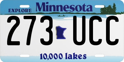 MN license plate 273UCC