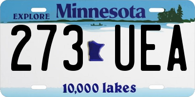 MN license plate 273UEA