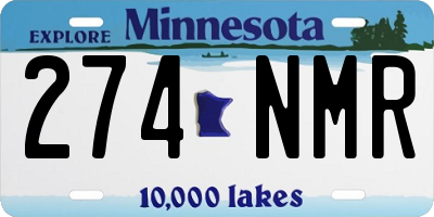 MN license plate 274NMR