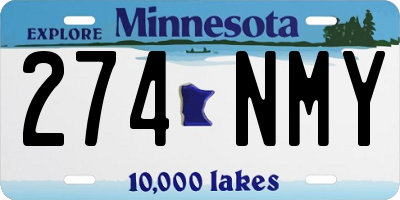 MN license plate 274NMY