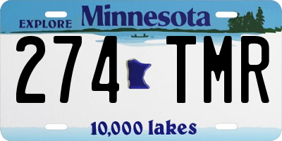 MN license plate 274TMR