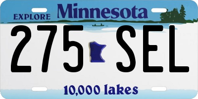 MN license plate 275SEL