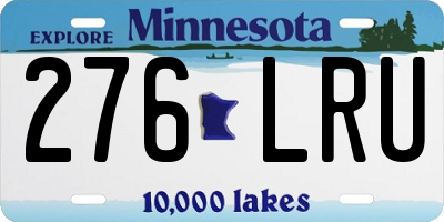 MN license plate 276LRU