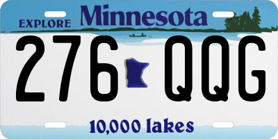 MN license plate 276QQG