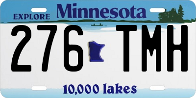 MN license plate 276TMH