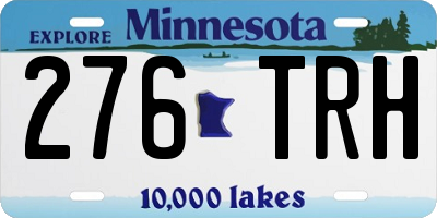 MN license plate 276TRH
