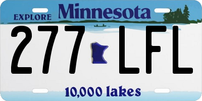 MN license plate 277LFL