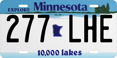 MN license plate 277LHE