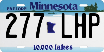 MN license plate 277LHP