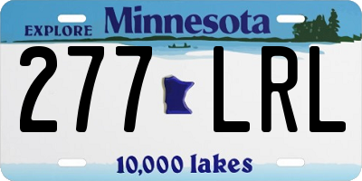 MN license plate 277LRL
