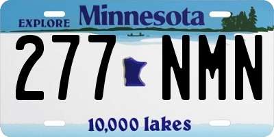 MN license plate 277NMN