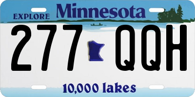 MN license plate 277QQH