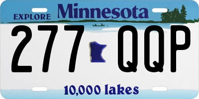 MN license plate 277QQP