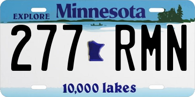 MN license plate 277RMN