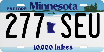 MN license plate 277SEU