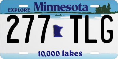 MN license plate 277TLG