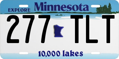 MN license plate 277TLT