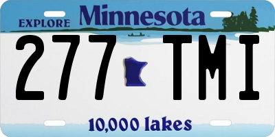 MN license plate 277TMI