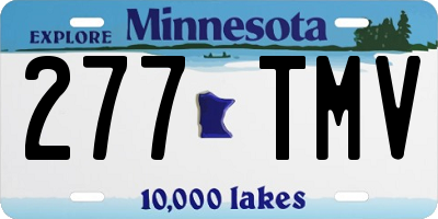 MN license plate 277TMV