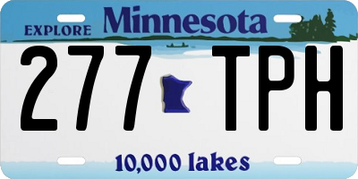 MN license plate 277TPH