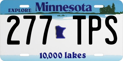 MN license plate 277TPS