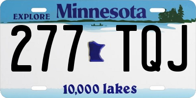 MN license plate 277TQJ
