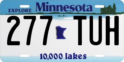 MN license plate 277TUH