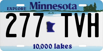 MN license plate 277TVH