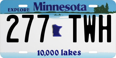 MN license plate 277TWH