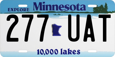 MN license plate 277UAT