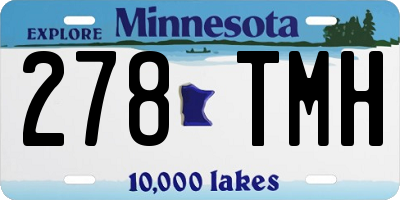 MN license plate 278TMH